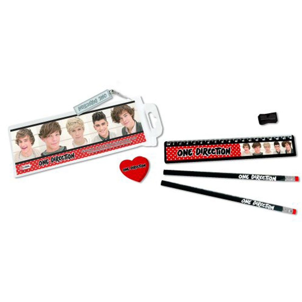 One Direction Phase 3 Stationary Set School Supplies Front