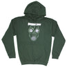 Green Mask Hooded Sweatshirt