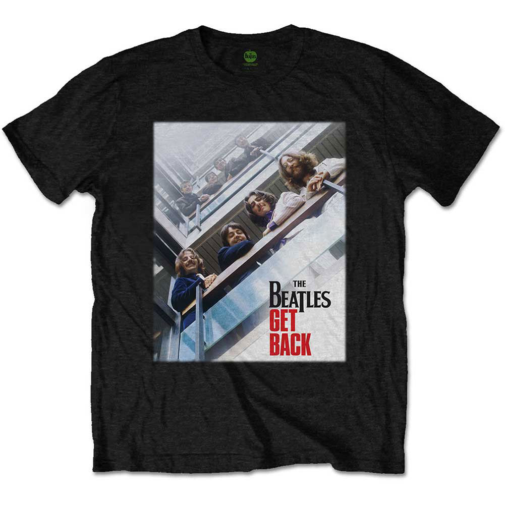 Beatles Get Back Poster Slim Fit T-shirt Front