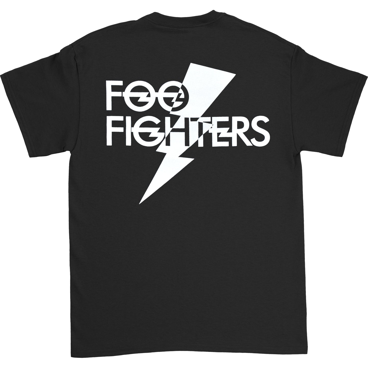 Foo Fighters Flash Logo (Back Print) Slim Fit T-shirt Back
