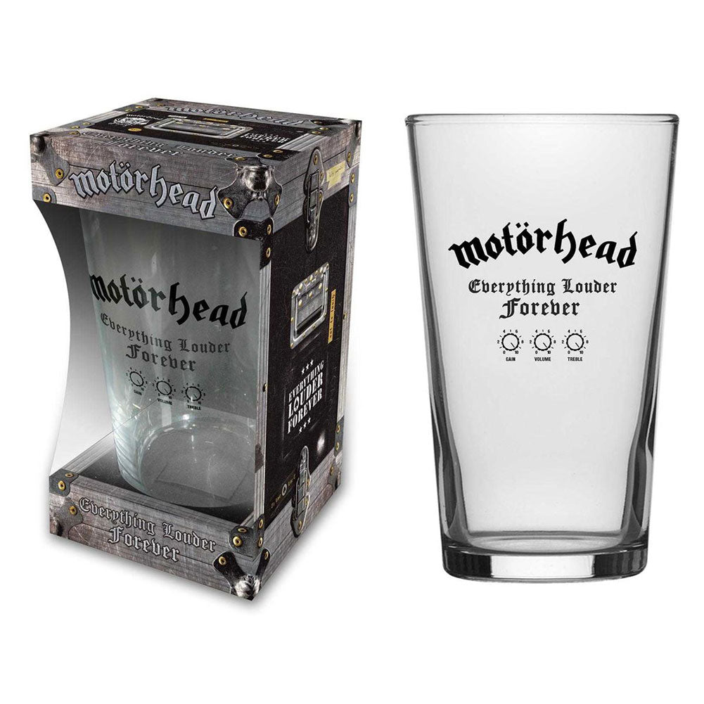 Motorhead Everything Louder Forever Pint Glass Front