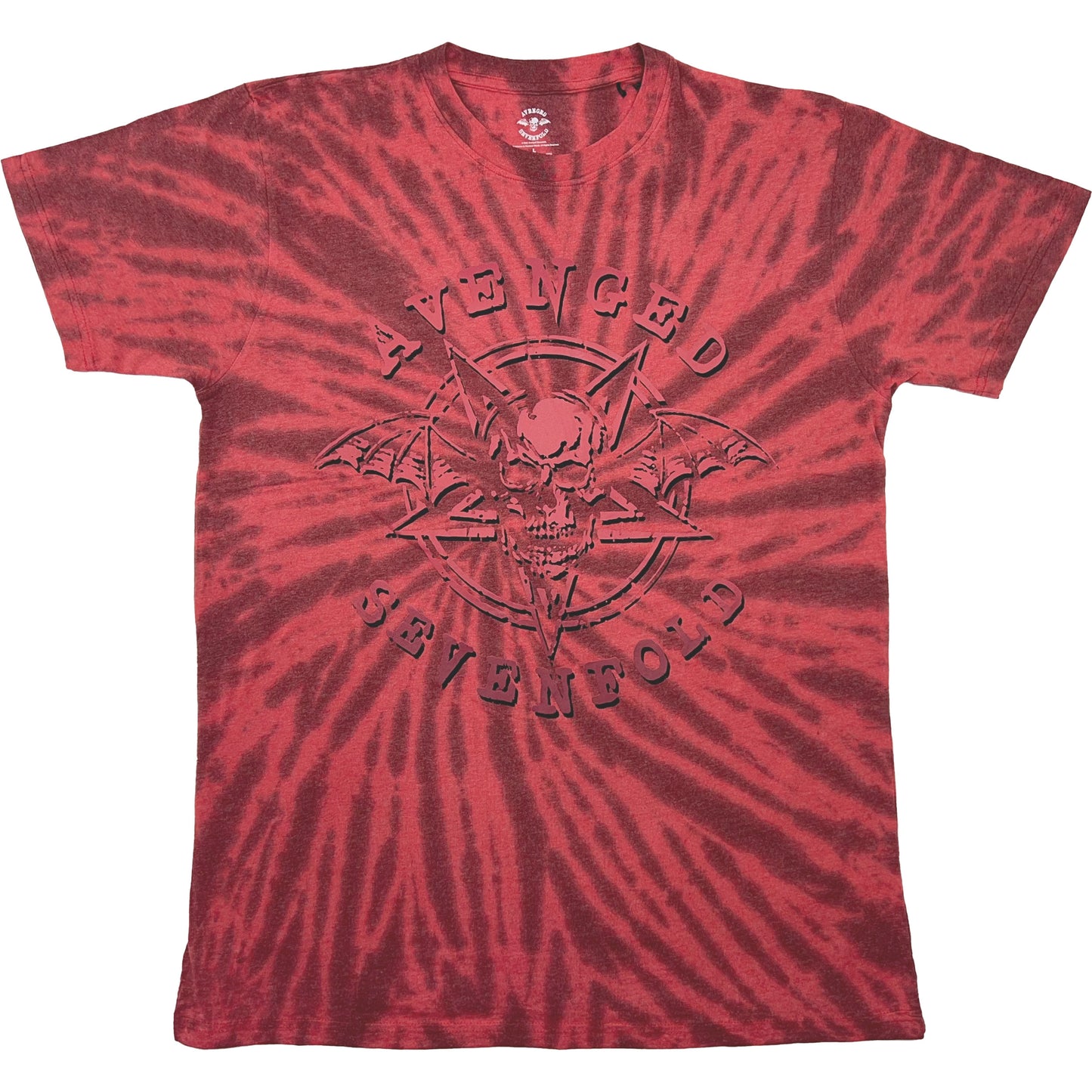 Avenged Sevenfold Pent Up (Dip-Dye) Tie Dye T-shirt Front