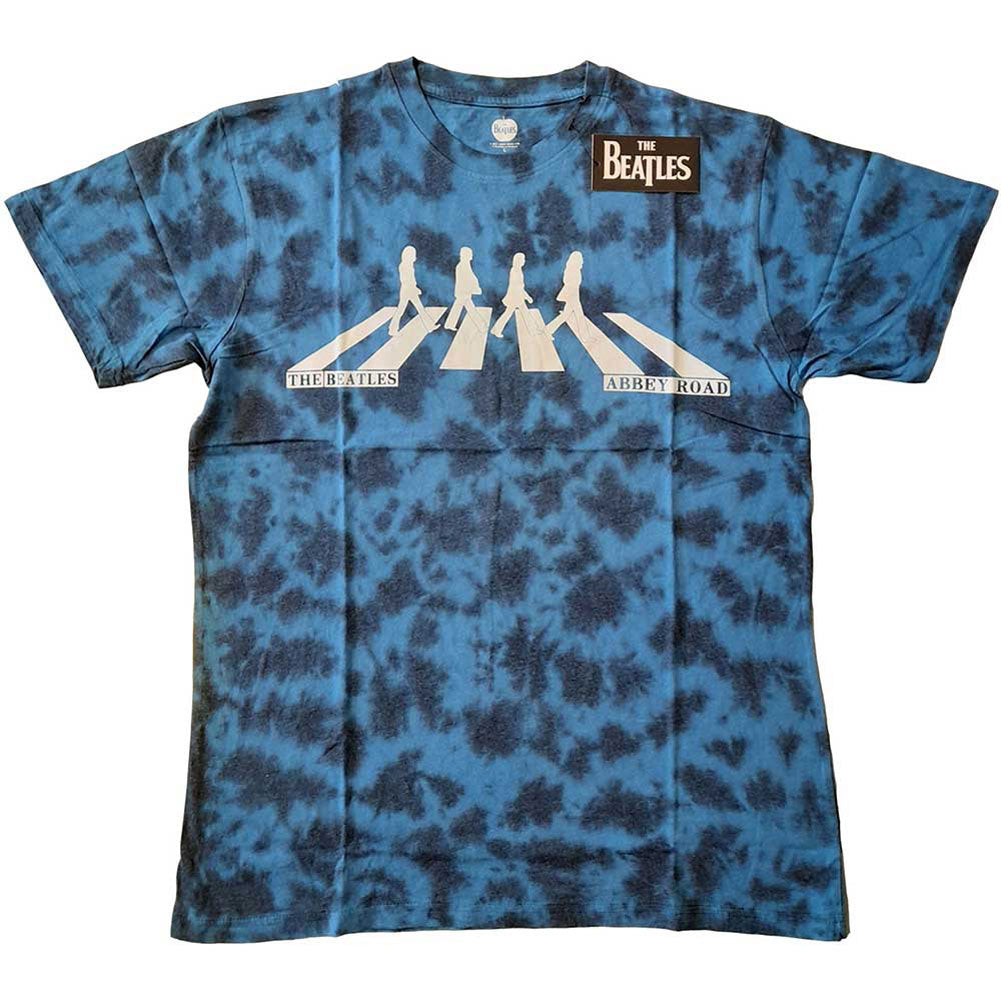 Beatles Abbey Road Crossing (Dip-Dye) Tie Dye T-shirt Front
