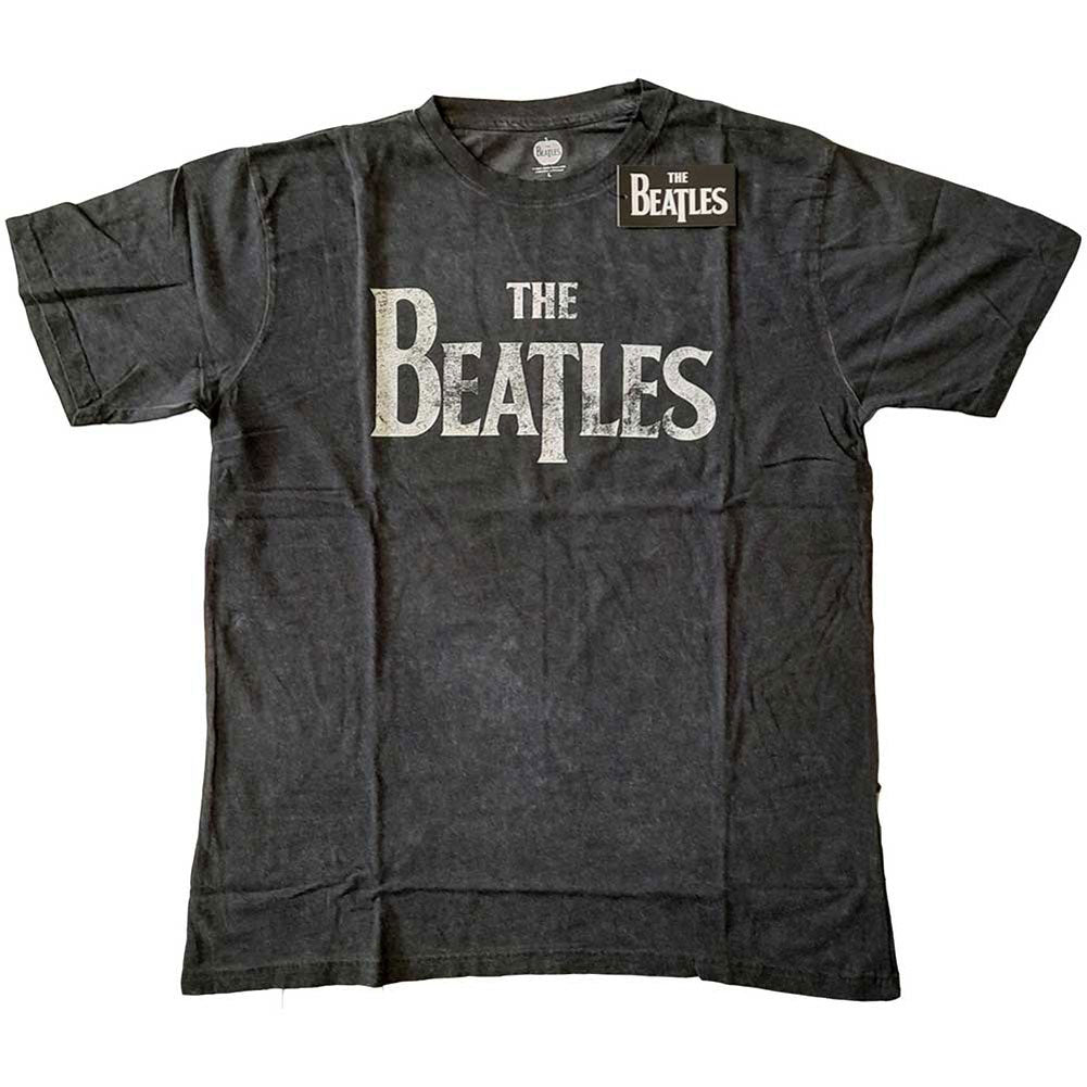 Beatles Drop T Logo (Snow Wash) Tie Dye T-shirt Front