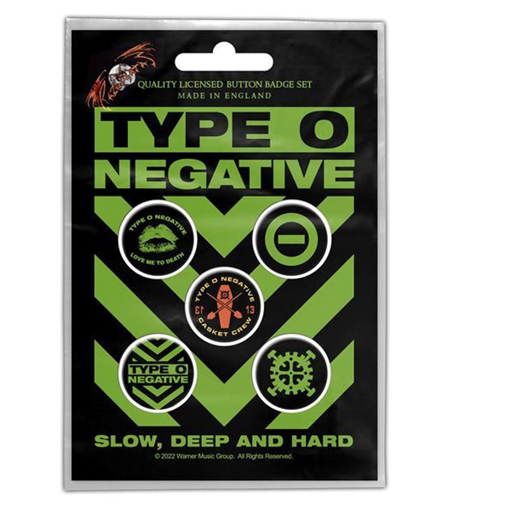 Type O Negative Slow, Deep & Hard Collector Items Front