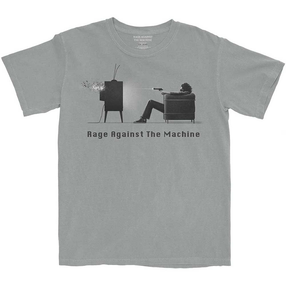 Rage Against The Machine Won't Do Vintage Distressed Ragged Edge (Dip-Dye) Vintage T-shirt Front