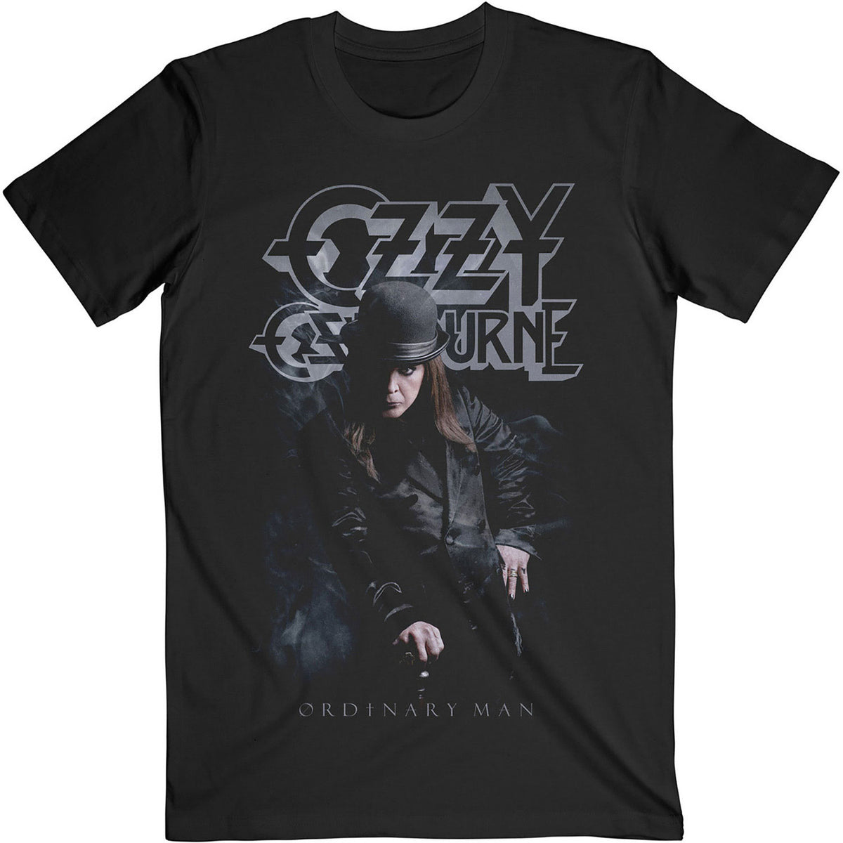 Ozzy Osbourne Ordinary Man Standing Slim Fit T-shirt Front