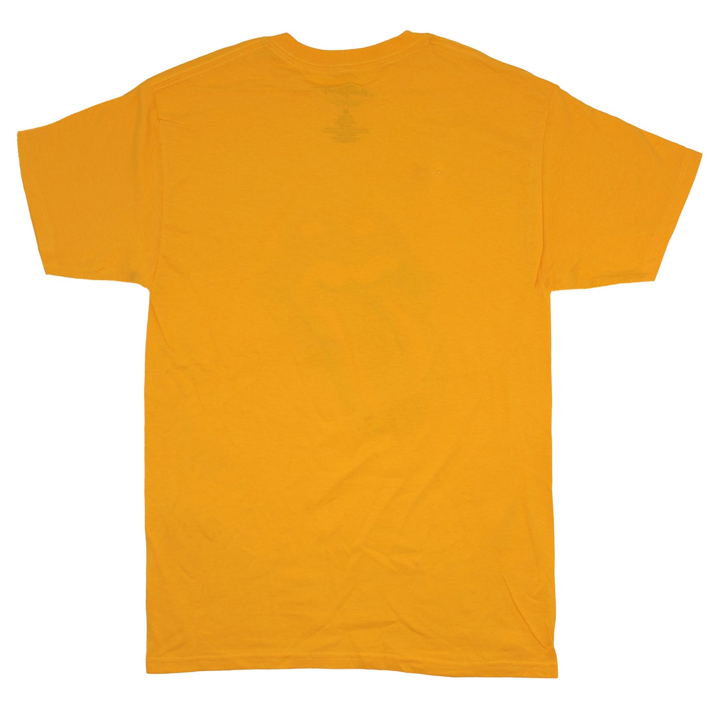 Rolling Stones Cracked Logo & Tongue on Gold Tee T-shirt