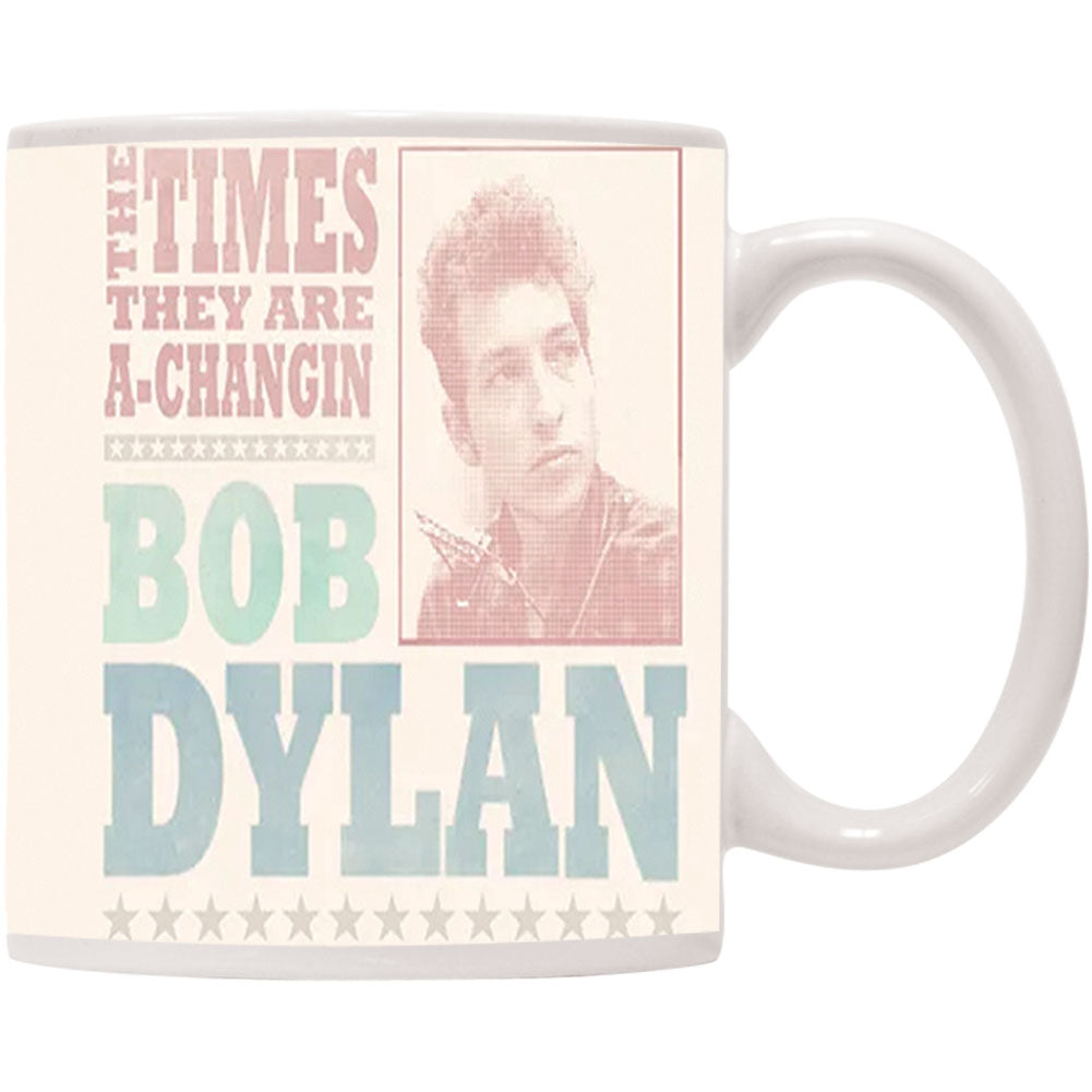 Bob Dylan Halftone Coffee Mug Back
