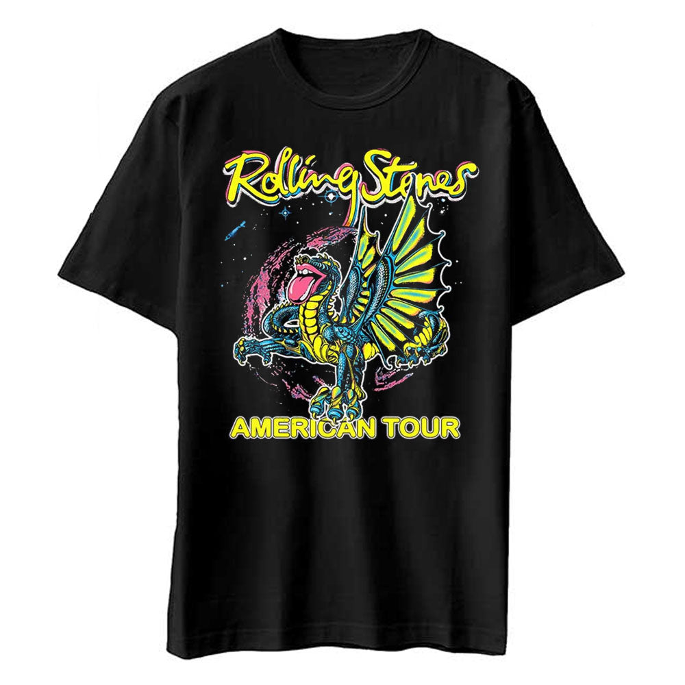 Rolling Stones American Tour Dragon Slim Fit T-shirt Front