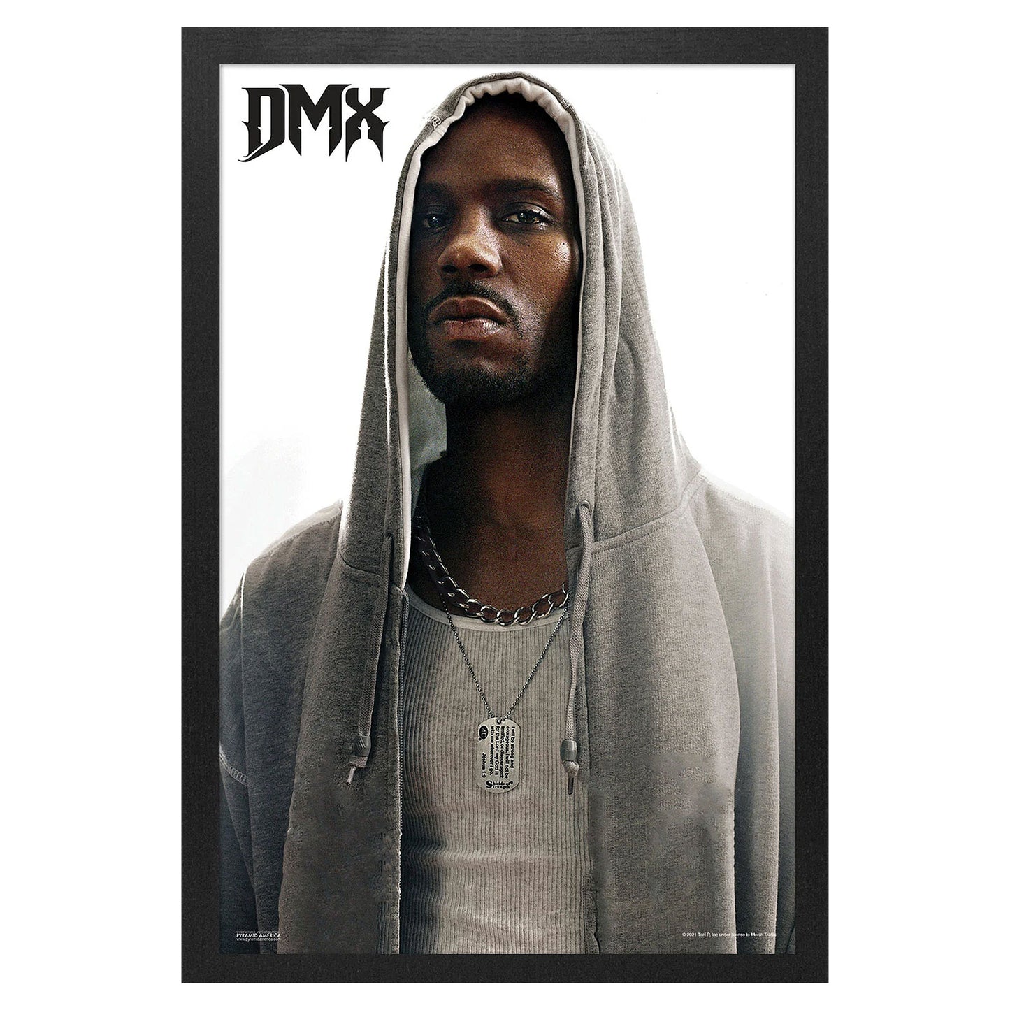 DMX Hoodie Framed Wall Art Front