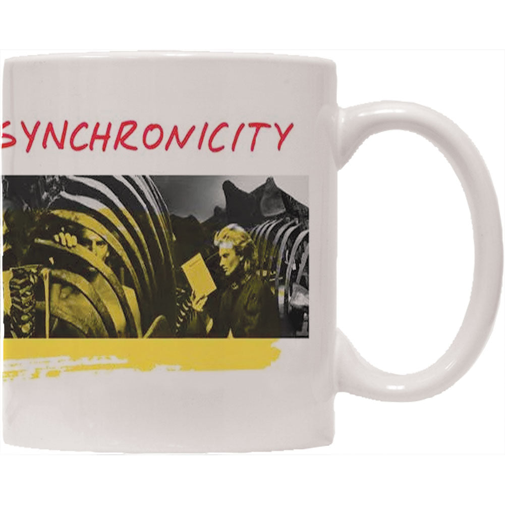 Police Synchronicity - Yellow Coffee Mug Back