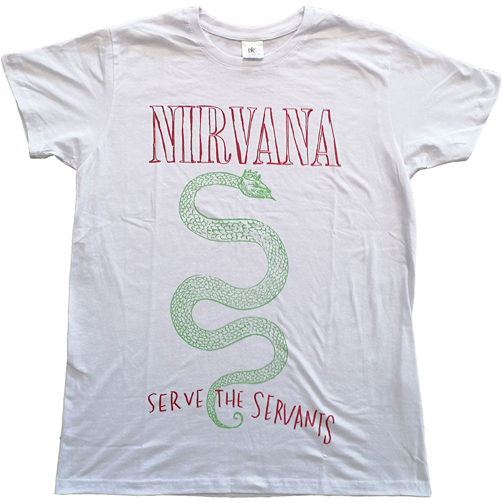 Nirvana Serve The Servants Slim Fit T-shirt Front