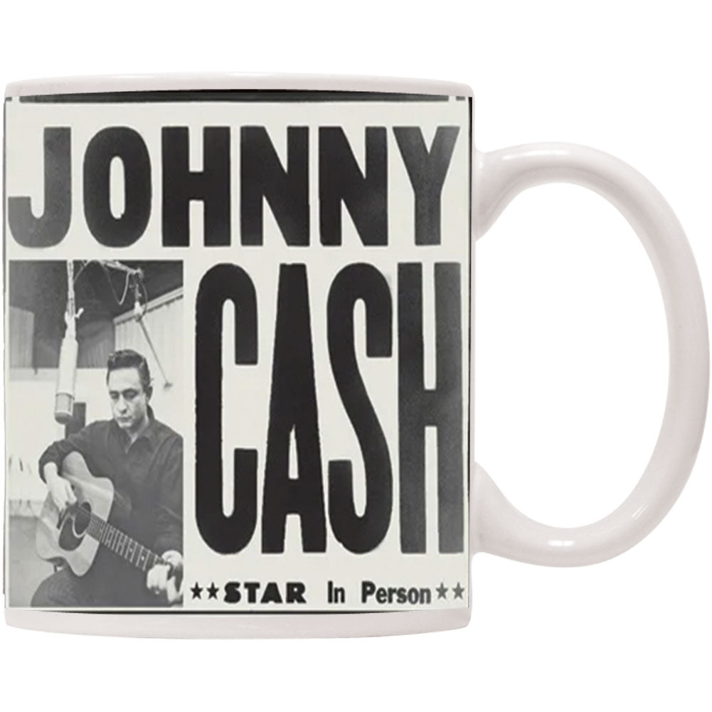 Johnny Cash Star in Person Coffee Mug Back