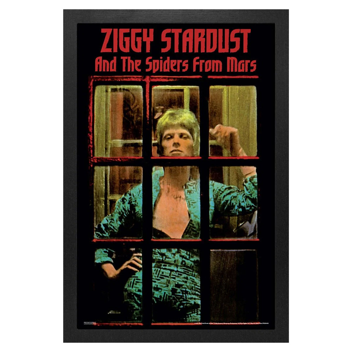 David Bowie Ziggy - Spiders Framed Wall Art Front