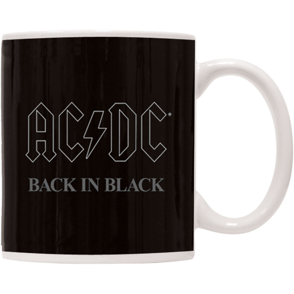 AC/DC Back in Black Coffee Mug Back