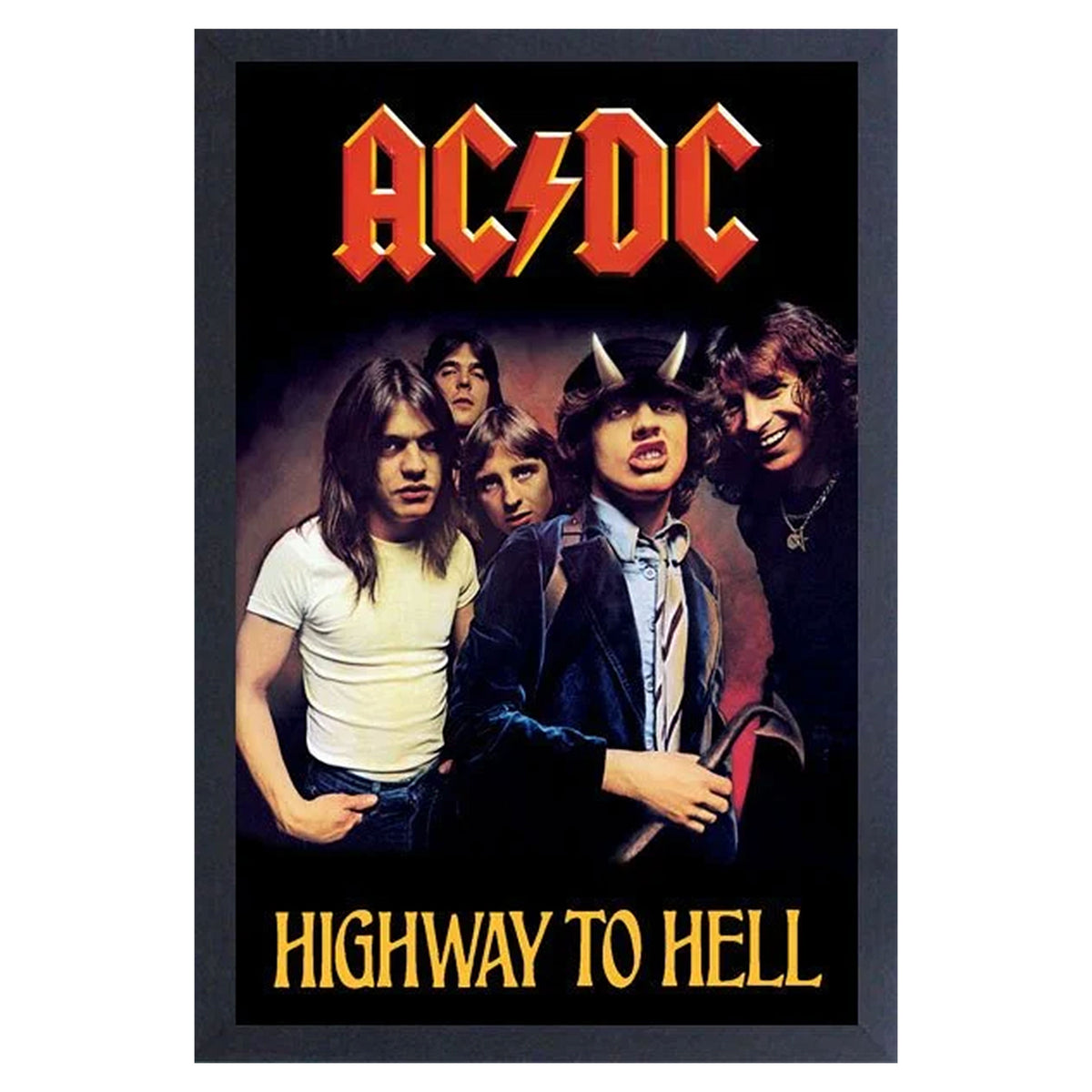 AC/DC Highway to Hell Framed Wall Art Front