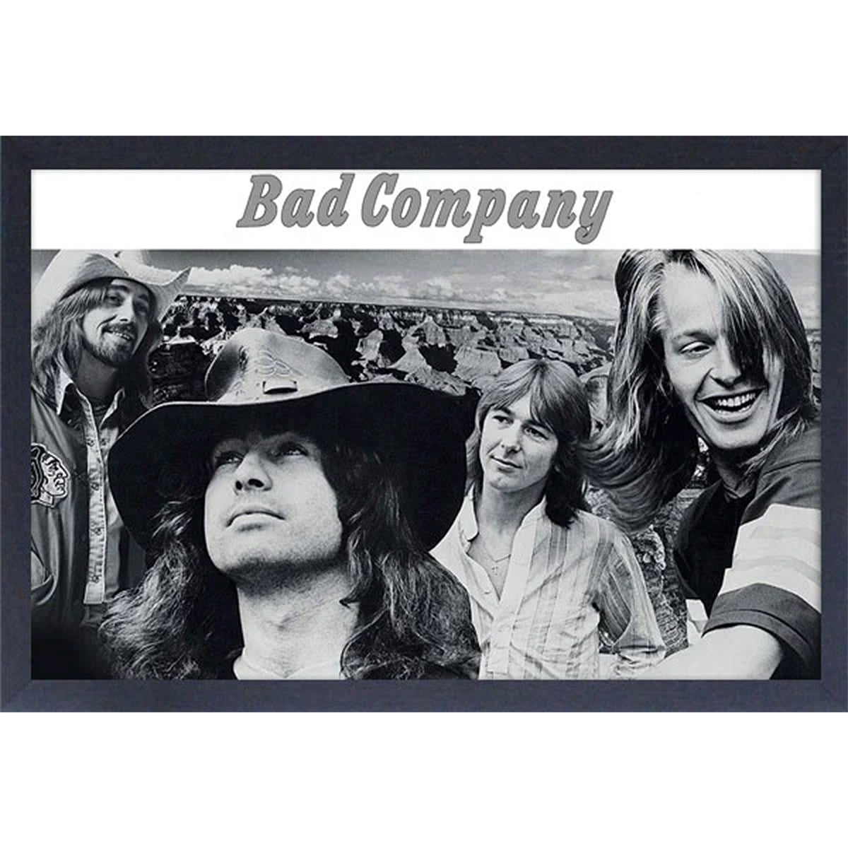 Bad Company Group Framed Wall Art Front