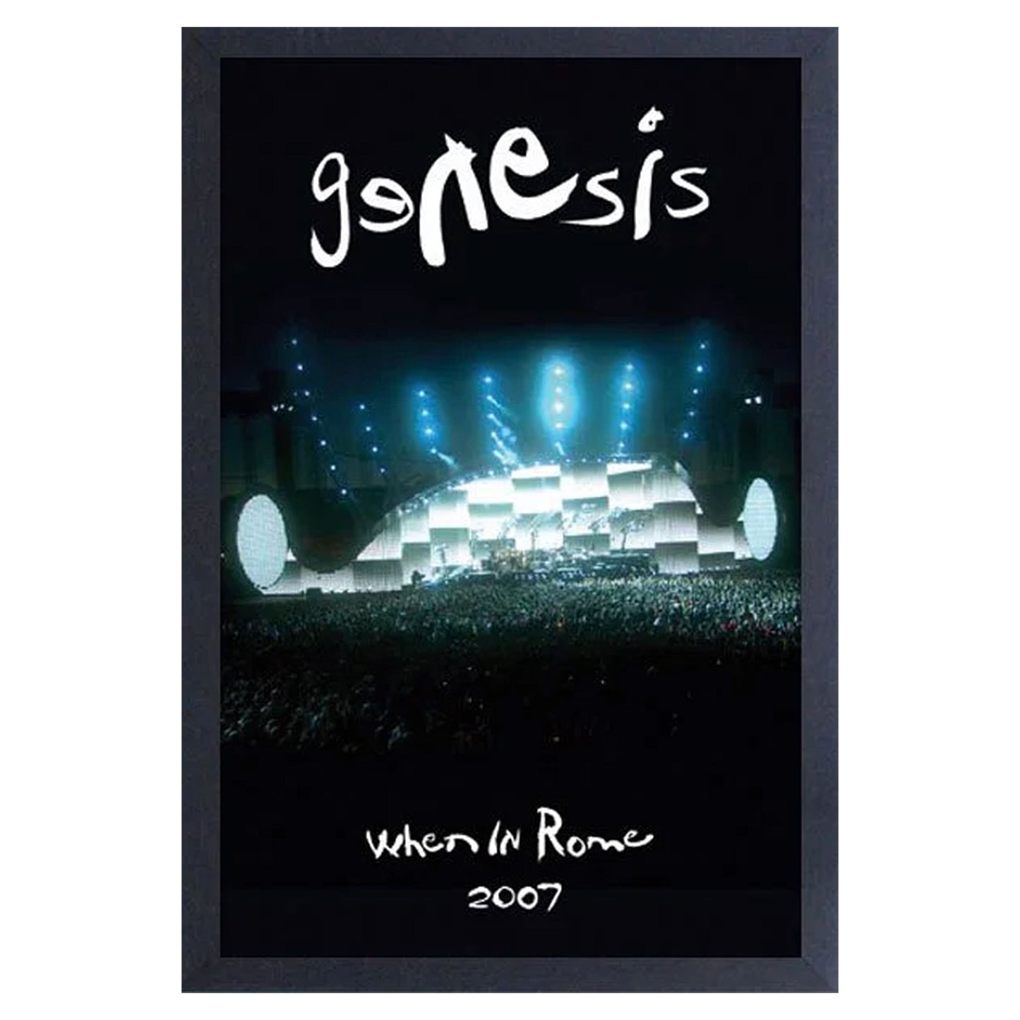 Genesis When in Rome Live 2007 Framed Wall Art Front
