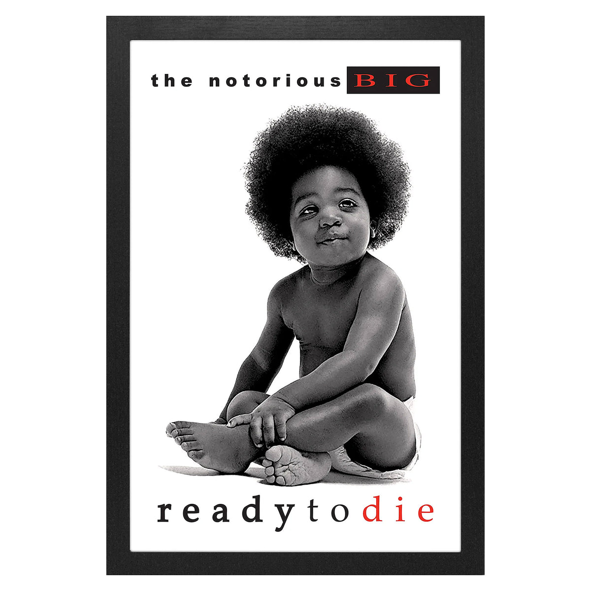 Notorious B.I.G. Ready to Die Framed Wall Art Front