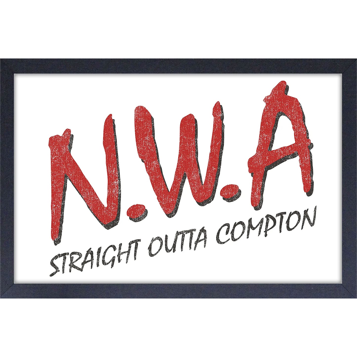 N.W.A. Straight Outta Compton Framed Wall Art Front