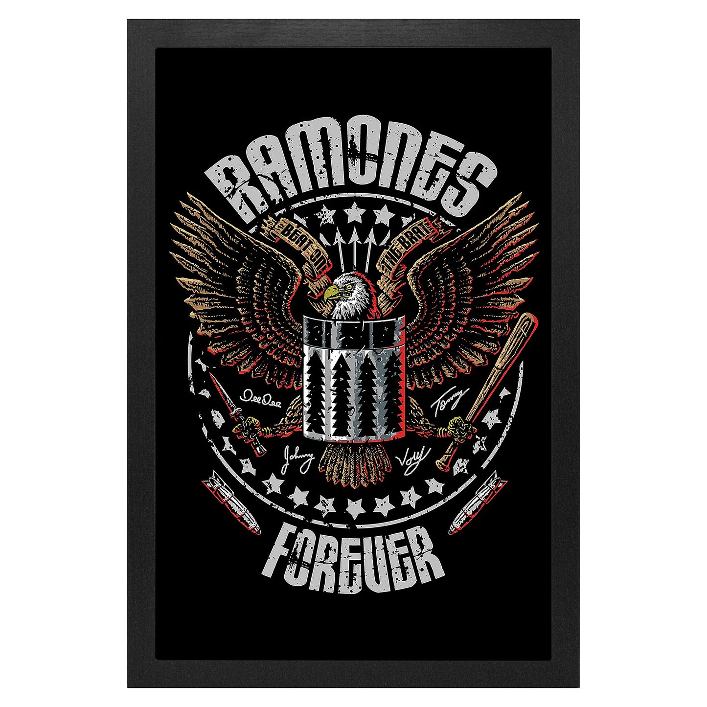 Ramones Forever Framed Wall Art Front