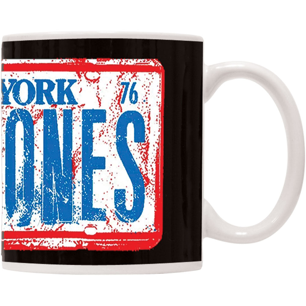 Ramones NY License Plate Coffee Mug Back