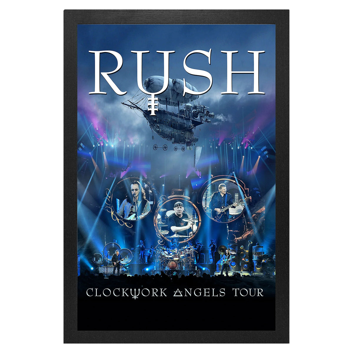 Rush Clockwork Angels Tour Framed Wall Art Front