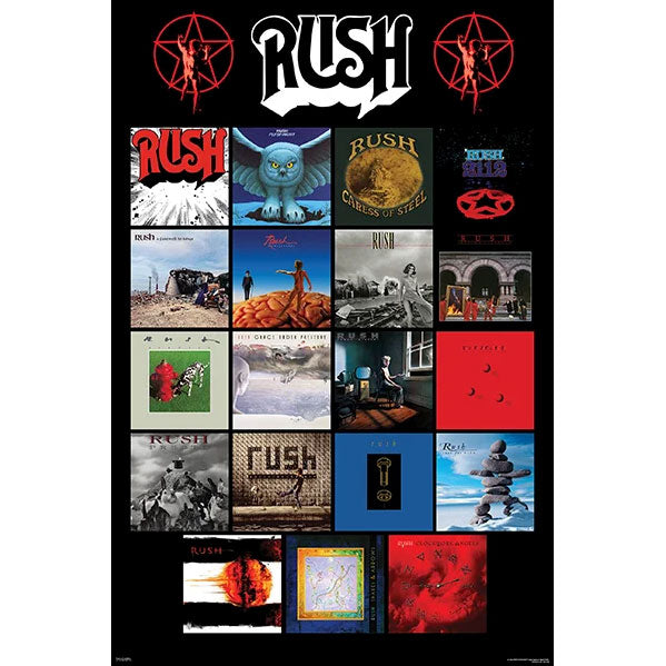 Rush Album Covers Domestic Poster Front