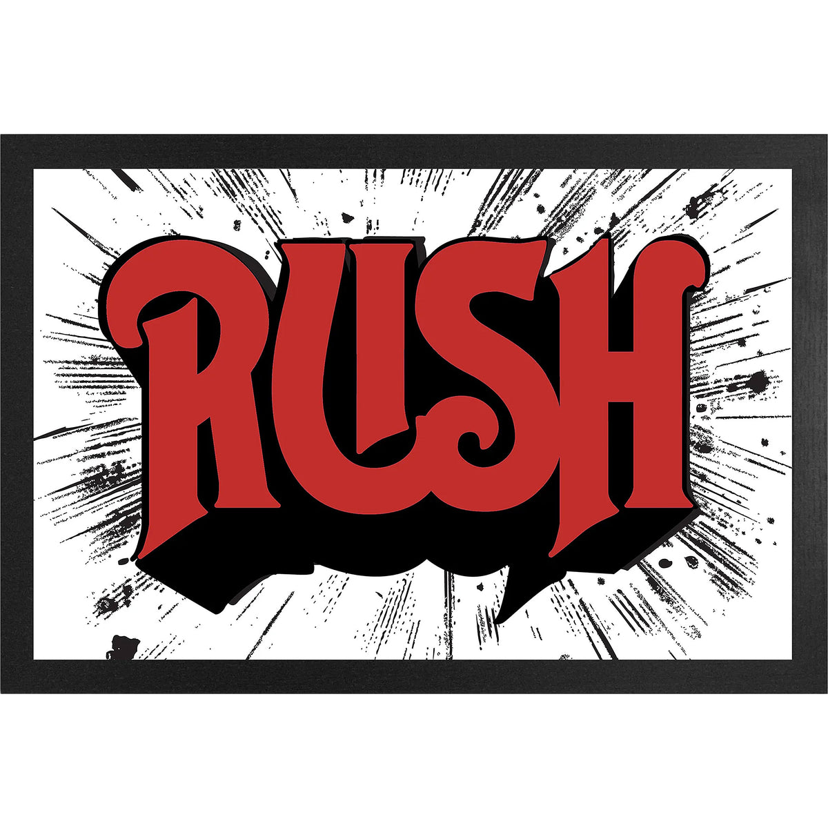 Rush Logo Framed Wall Art Front