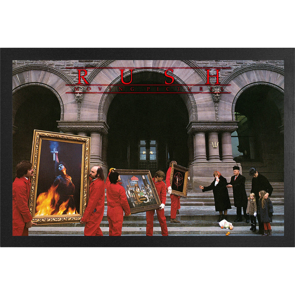 Rush Moving Pictures Framed Wall Art Front