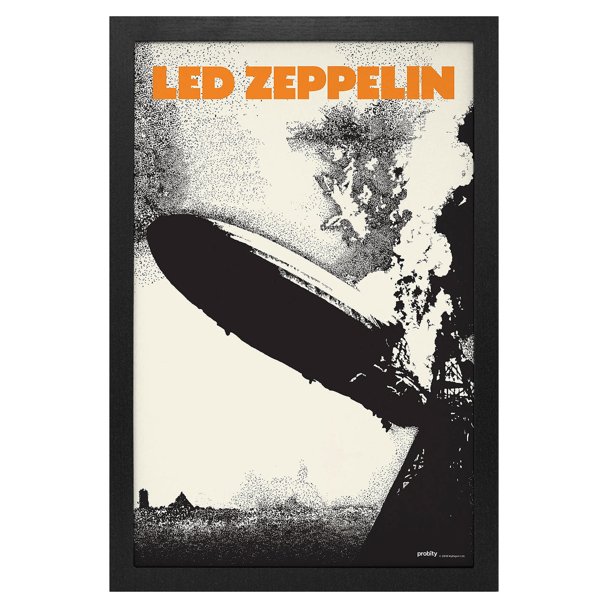 Led Zeppelin 1 Framed Wall Art Front