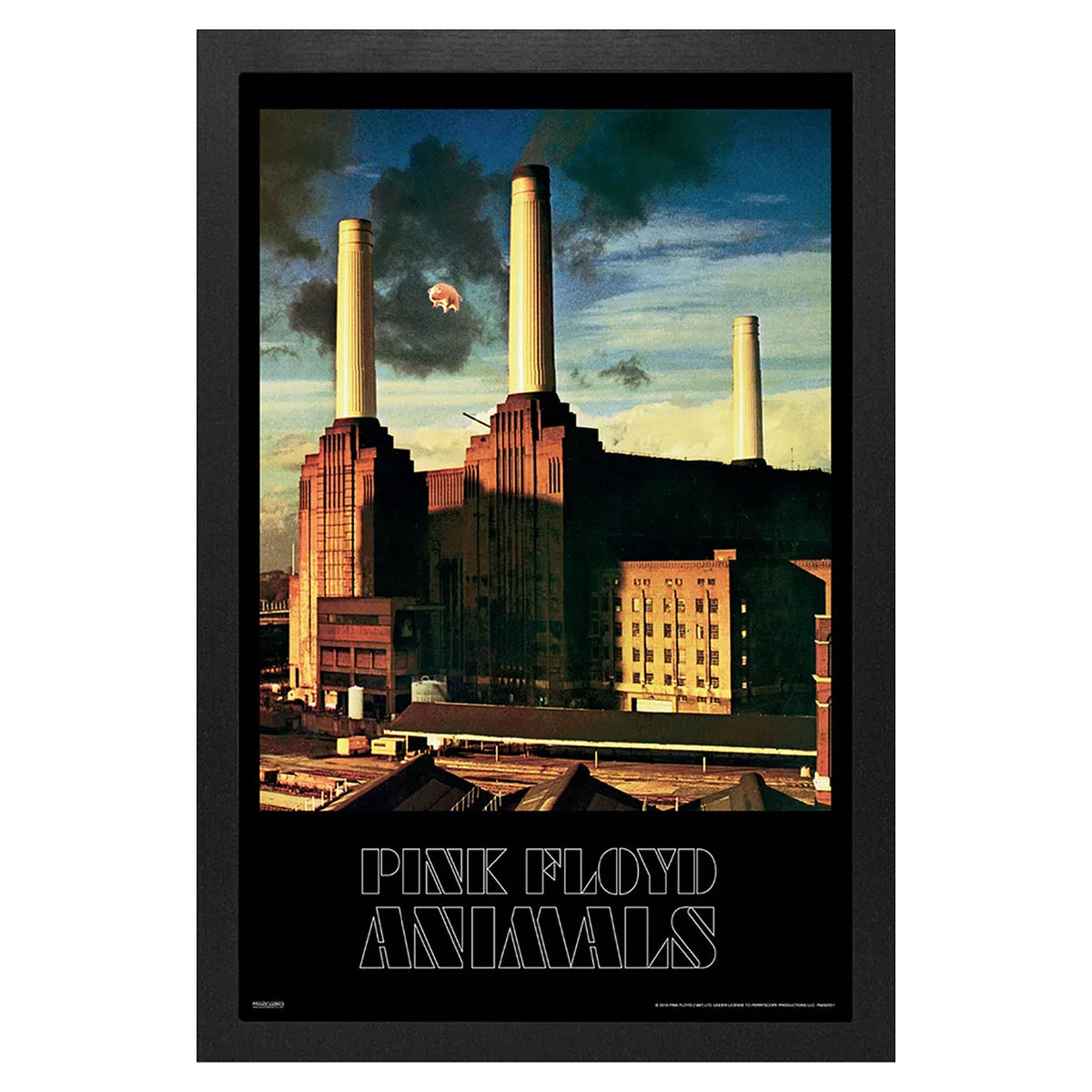 Pink Floyd Animals Framed Wall Art Front