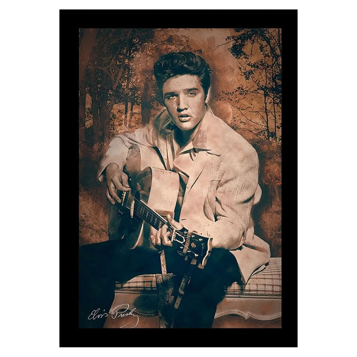 Elvis Presley Tupelo Tawn Framed Wall Art Front