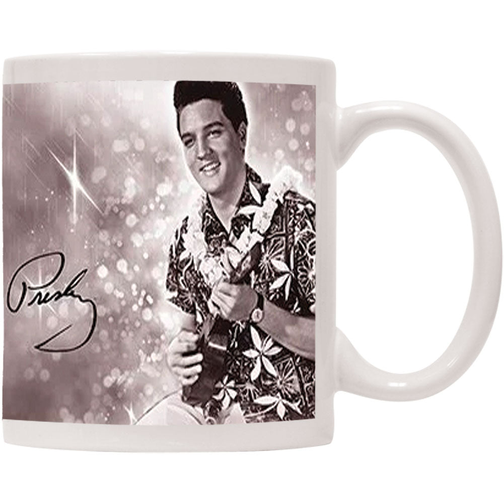 Elvis Presley Blue Hawaii Coffee Mug Back