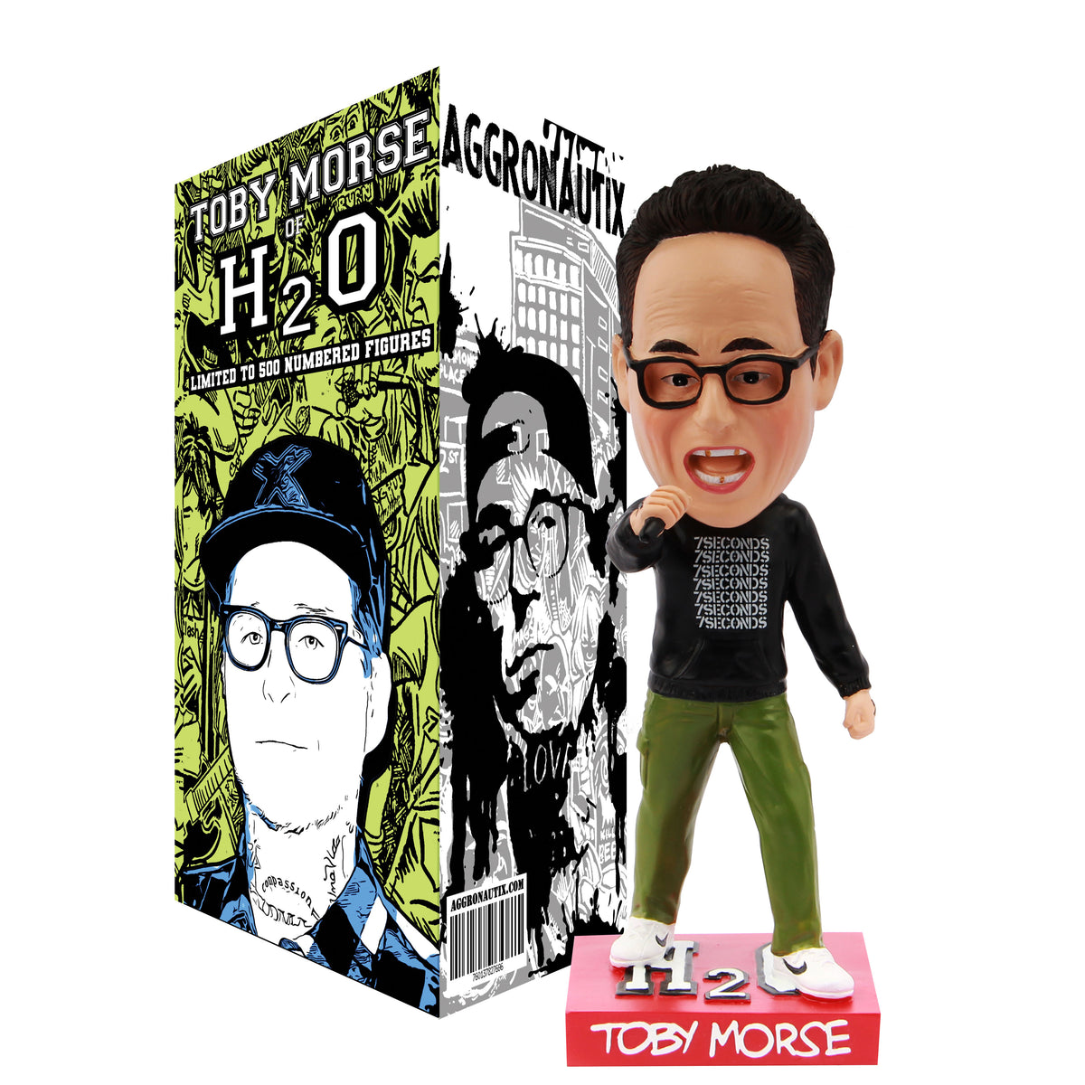 H20 Toby Morse Throbblehead Head Knocker Front