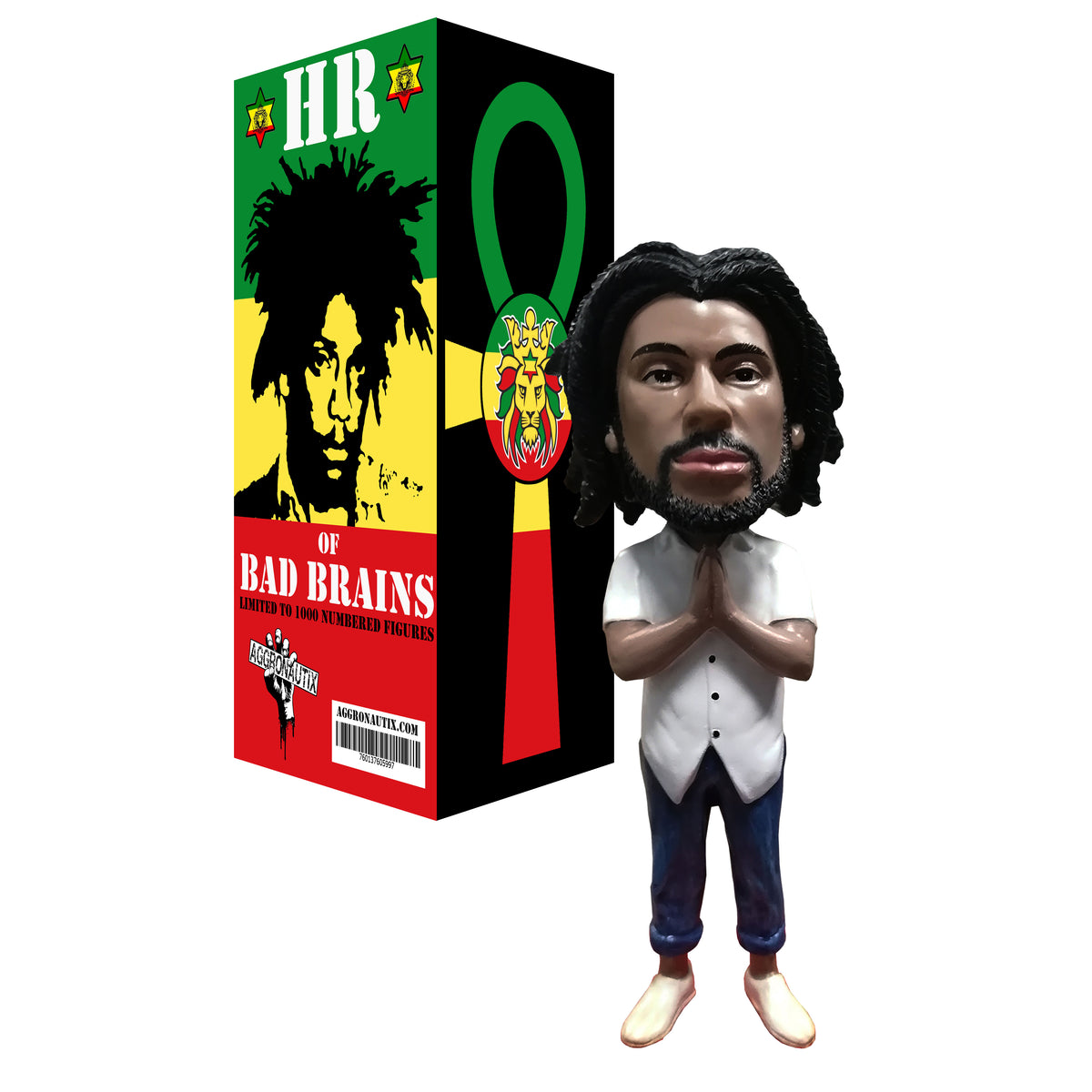 Bad Brains H.R. Throbblehead Head Knocker Front