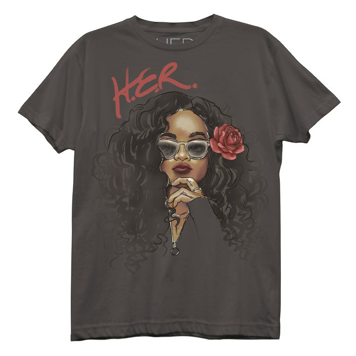 H.E.R. Style Portrait T-shirt Front
