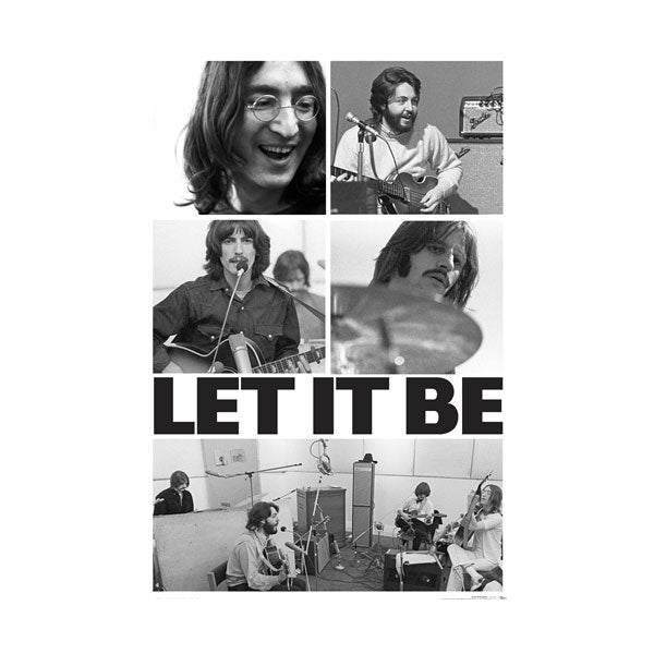 Beatles Let It Be Compilation Domestic Poster Front