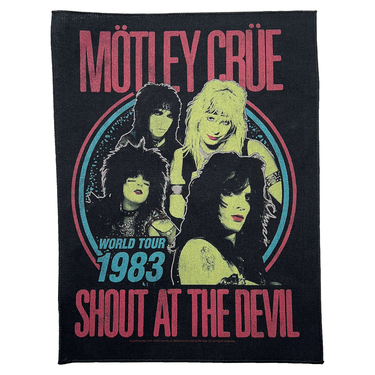Motley Crue Shout at the Devil Back Patch Front