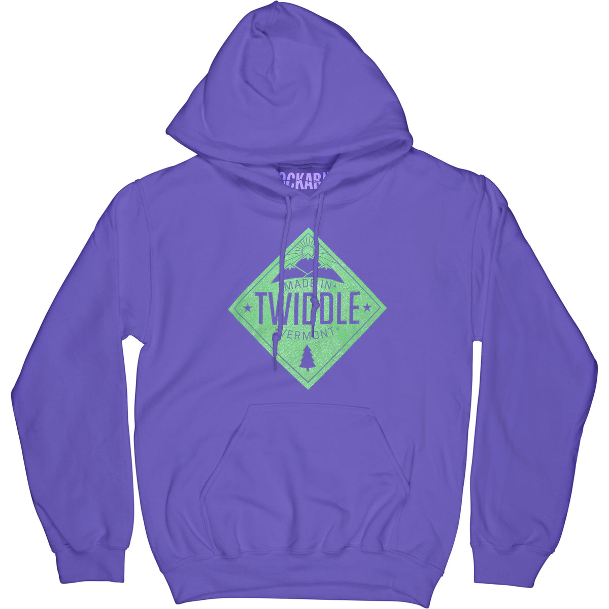 Twiddle Diamond Purple Youth Hoodie Hooded Sweatshirt Front