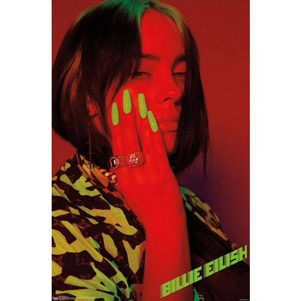 Billie Eilish Red Domestic Poster Front