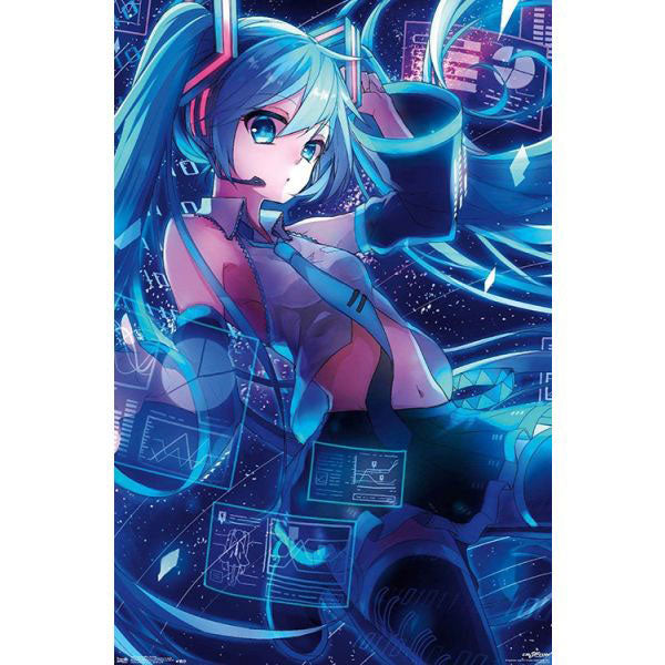 Hatsune Miku Screens Domestic Poster Front