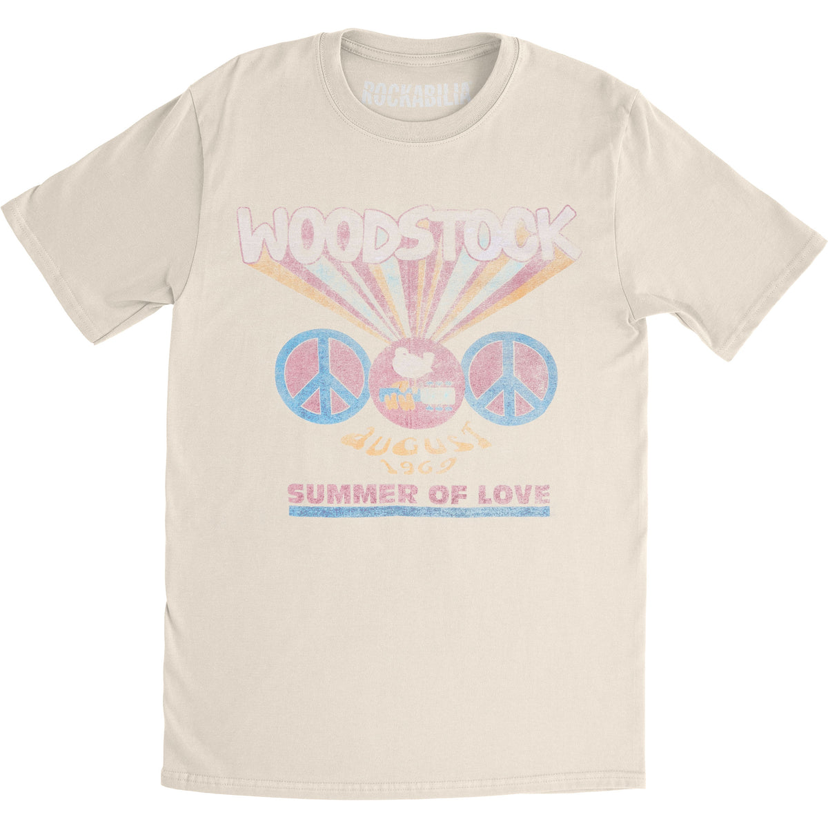 Woodstock Vintage Fade Brass Tacks T-shirt Front