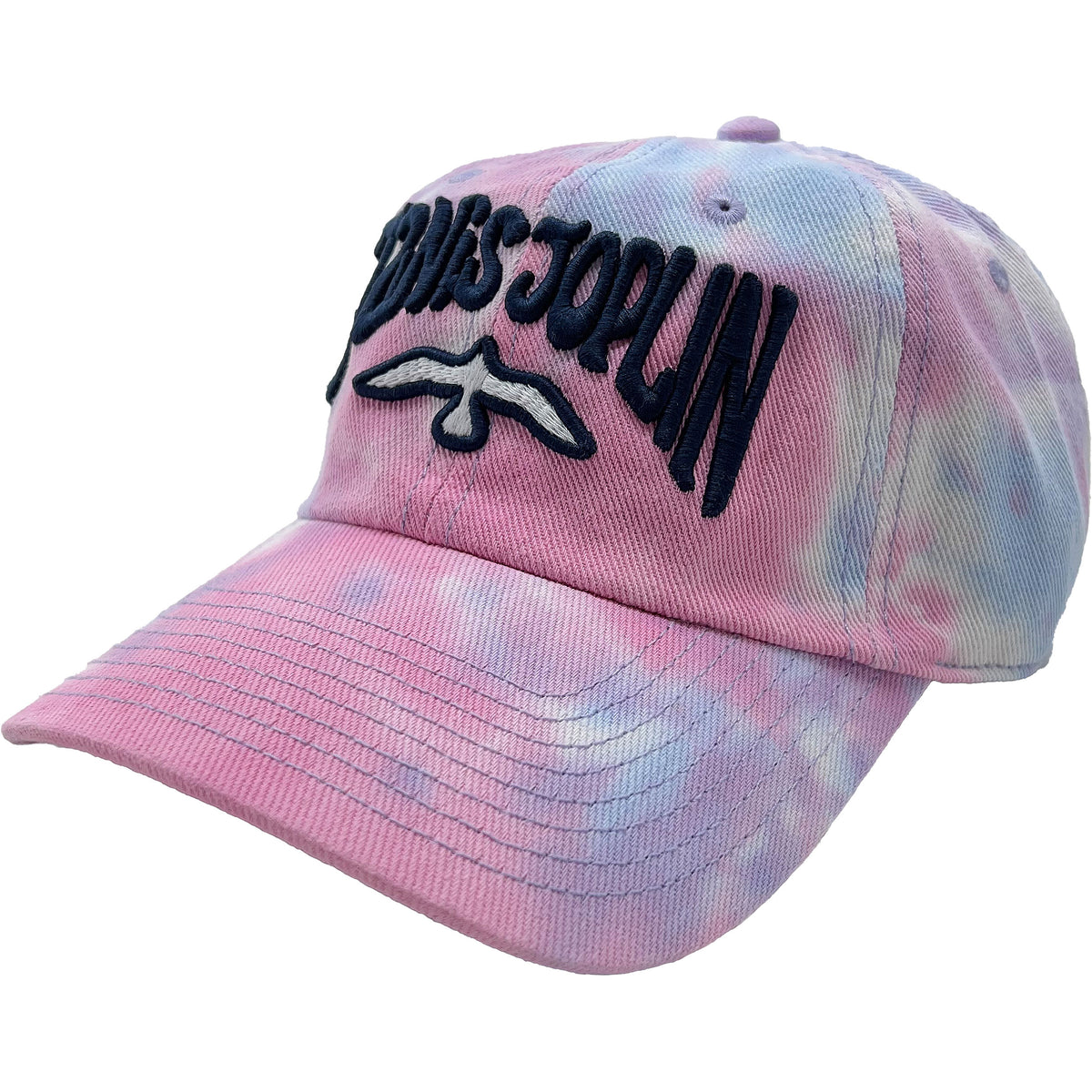 Janis Joplin Tie Dye Ballpark Baseball Cap Front