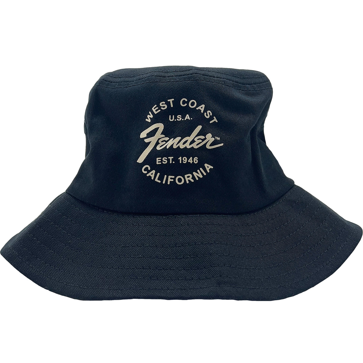Fender Twill Screen Bucket Bucket Cap Front