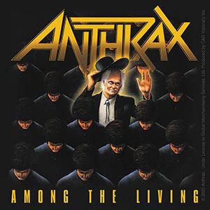 Anthrax Among the Living Sticker Front