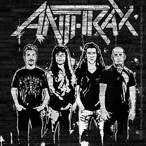 Anthrax Spray Paint Brick Wall Sticker Front