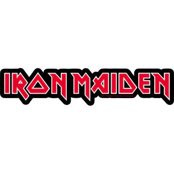 Iron Maiden Logo Sticker Front