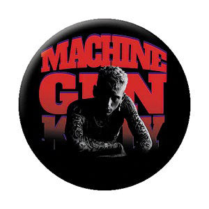 Machine Gun Kelly (Music) Red Logo Button Front
